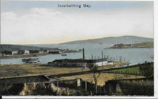 Early Vintage Postcard,  Inverkeithing Bay,  Fife,  Scotland