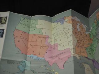 Presidential Election Map Wilshire Oil Company of California 1964 3