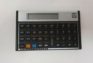 Hewlett Packard Hp 11c Vintage Scientific Calculator Made In Usa.
