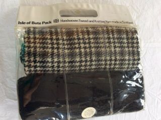 Vintage Isle Of Bute Yarn/tweed Knitting Kit Sweater/skirt