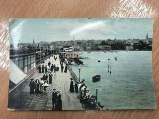 Ryde,  From The Pier,  Isle Of Wight,  Old Vintage Postcard,  Posted 1909