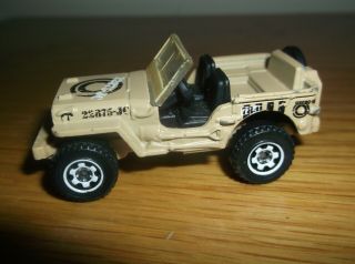 Vintage Matchbox Army Jeep,  Willy 