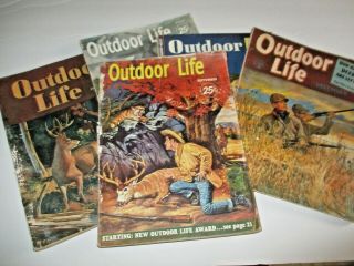 5 Outdoor Life Magazines 72 To 80 Years Old Decent Considering Age