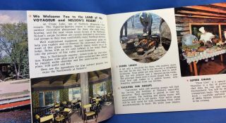 1963 CRANE LAKE Minn Nelson ' s Resort Northwoods Photo Brochure Vintage 2