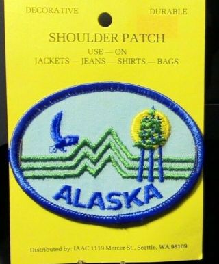 Shoulder Patch: State Of Alaska Shoulder/vest Patch