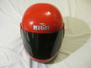 Vintage Kiwi Motorcycle Helmet Snowmobile Size Large