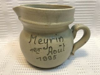 Meyrin Municipality - Switzerland - 1st Of August 1995 - Swiss Nat.  Day - Pottery Mug