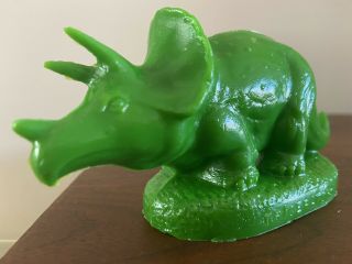 Rare Mold - A - Rama Brookfield Zoo (chicago) Green Triceratops Mold