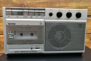 Philips D6410 Cassette Recorder Vintage