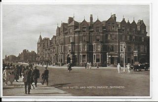 Vintage Animated Postcard,  The Pier Hotel And North Parade,  Skegness,  Lincolnshire