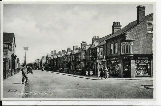 Early Vintage Postcard,  Stratford Road,  Wolverton,  Milton Keynes