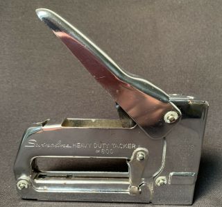 Vintage Swingline 800 Heavy Duty Tacker Stapler Staple Gun Tool Made In Usa