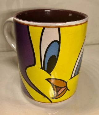 Tweety Bird Coffee Mug Vintage 1998 Looney Tunes Gibson 16 Oz Warner Bros.
