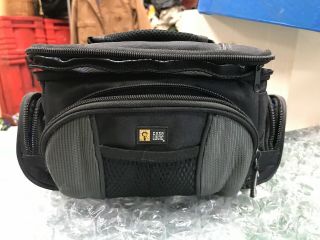 Vtg Case Logic Small Camera Bag - Black - Cam Recorder/ Camera Bag