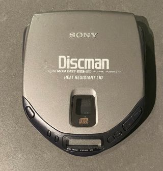 Sony Discman D - 171 Mega Bass Personal Portable Cd Player Vintage 1998