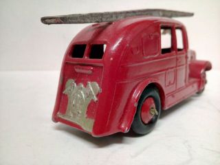 Vintage Dinky Meccano 250 Fire Engine tender,  with bell & ladder 3