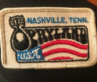 Vintage Opryland Usa Country Music Travel Souvenir Patch Nashville Tennessee