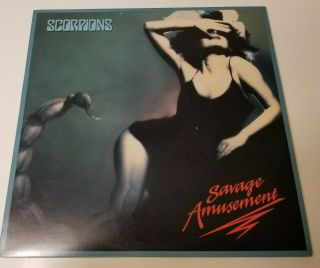 Scorpions Savage Amusement Vinyl Lp 1986 Polygram 892 - 963 - 1 Vintage Hard Rock