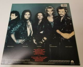 Scorpions Savage Amusement Vinyl LP 1986 Polygram 892 - 963 - 1 Vintage Hard Rock 2