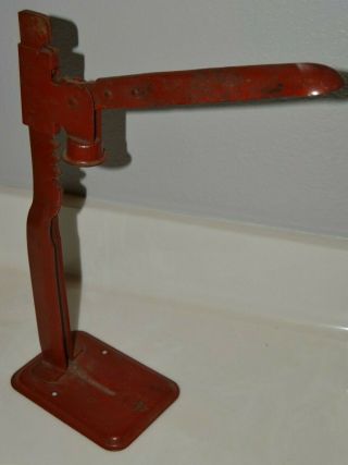 Vintage Red Metal Bottle Cap Press Capper Beer Soda The Everedy Co Climax