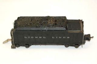 Vintage Pre - War Lionel Train Coal Tender 2224w Black O Gauge