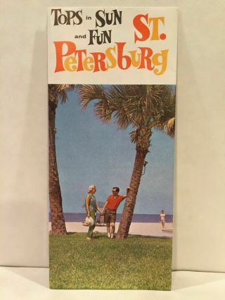 1965 Tops In Sun And Fun St Petersburg Florida Real Estate Sales Travel Brochure