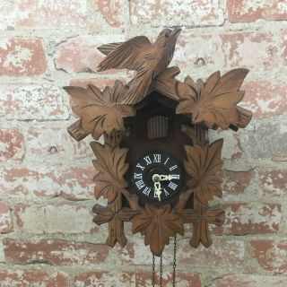 Vintage Cuckoo Clock With Jmius Made In West Germany 450 Seems To Be Complete