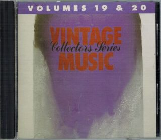 Vintage Music Collectors Series Volumes 19 And 20 Cd 1987 Various Artists Import