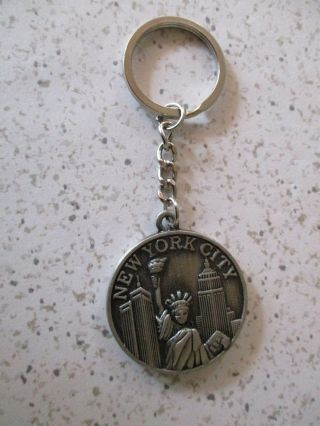 Key Chain,  World Trade Center & Ny City: Twin Towers,  St Of Liberty,  Chrysler