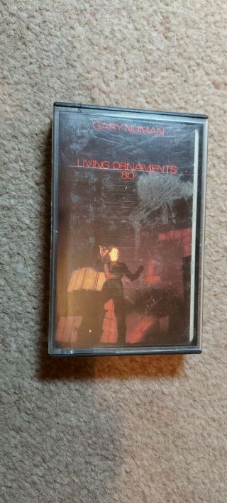 Vintage Collectable Music Cassette Tape.  Gary Newman Living Ornaments 80
