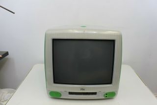 Vintage 1998 Apple Imac Green Desktop Computer Monitor For Display
