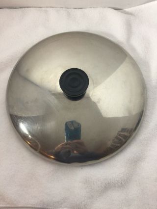 Revere Ware Replacement Lid 9 Inch Stainless Steel Vintage