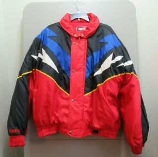 Vintage Yamaha Jacket Sports Wear Mens Size X - Large Snowmobile Jacket Red