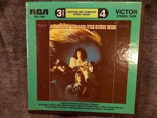 The Guess Who American Woman Vintage 7 " Reel To Reel Music Tape 1970