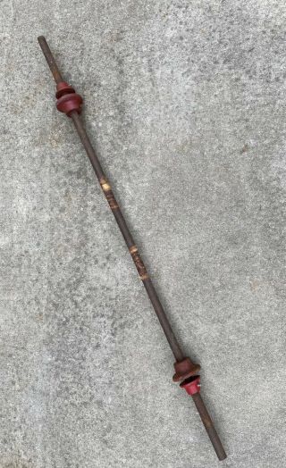 Vintage York Barbell Weight Bar With York Collors 5 
