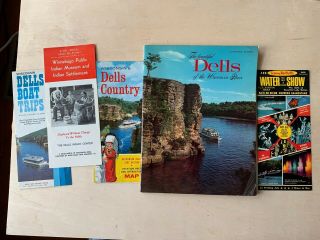 1965 Wisconsin Dells Souvenir Book And Pamphlets Way Cool