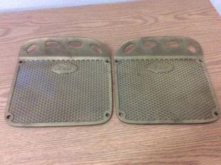 Set Of 2 Vintage Ford Running Boards Step Plates