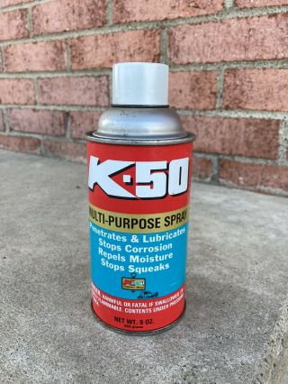Vintage 1970’s K Mart K - 50 Spray Oil Can