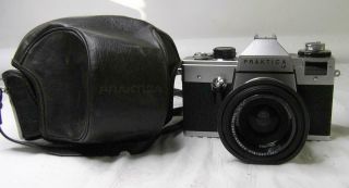 Vintage Praktica Lb 35mm Film Camera - Steinheil - Auto - Culmigon 3.  5/35mm Lens -