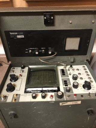Vintage Texscan Vsm - 2c Portable Spectrum Analyzer (parts) 4 - 1000 Mhz