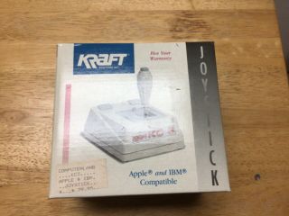 Kraft Kc3 Vintage Joystick For Apple & Ibm Box With User Guide