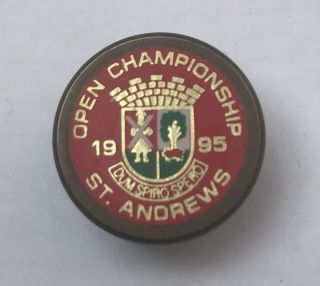 Vintage St Andrews Open 1995 Golf Ball Marker Plus One