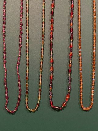 Vintage Joan Rivers Necklace | Multi Strand Multi Color Glass Bead Necklace