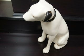 Vintage Rca Victor 12 " Ceramic Dog Statue