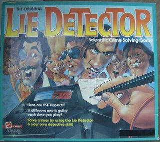 Vintage Mattel Lie Detector Game 1987 Complete This Game Is Sooo Much Fun