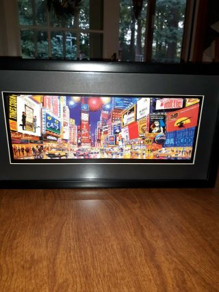 3 - D Wall Art Broadway Times Square York City Picture Shadowbox