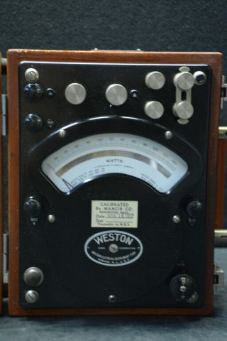 Weston 310 Vintage Ac/dc Wattmeter