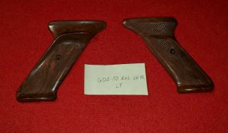 Vintage Set Of Crosman 600/677 Lh Pistol Grips 600 - 110 Lt Brown Marble Plastic