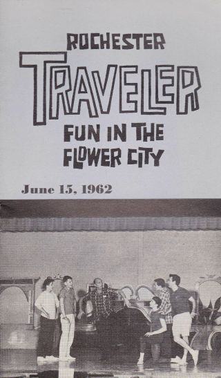 Rochester Ny Traveler Fun In The Flower City June 15 1962 Town & Country Musical