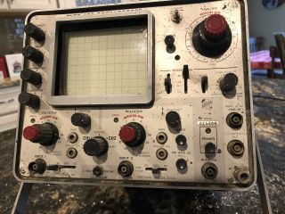 Vintage Tektronix Type 422 Oscilloscope Unit Turns On And Lights Up